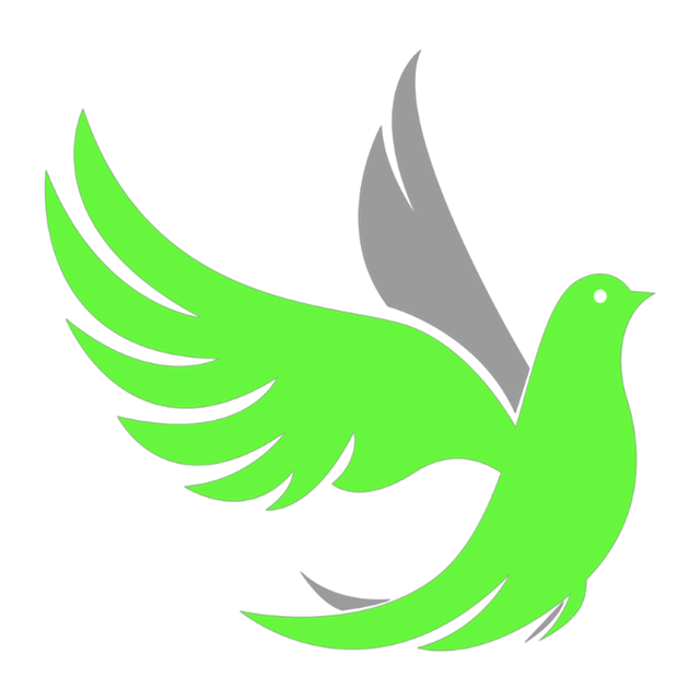Eregeb green bird logo
